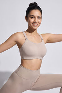 Zelocity High Impact Quick Dry Sports Bra - Moon Light — thumbnail 2